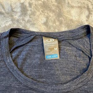 Icebreaker Sphere T - Heathered Navy -M